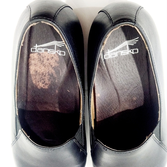 Dansko Farah Women's Black Leather Slip On Loafers Comfort Shoes SZ 38 US 7.5-8 - Picture 8 of 8